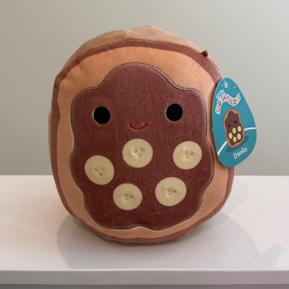 ⚡️NWT 8” Danilo the Chocolate Banana Toast Squishmallow